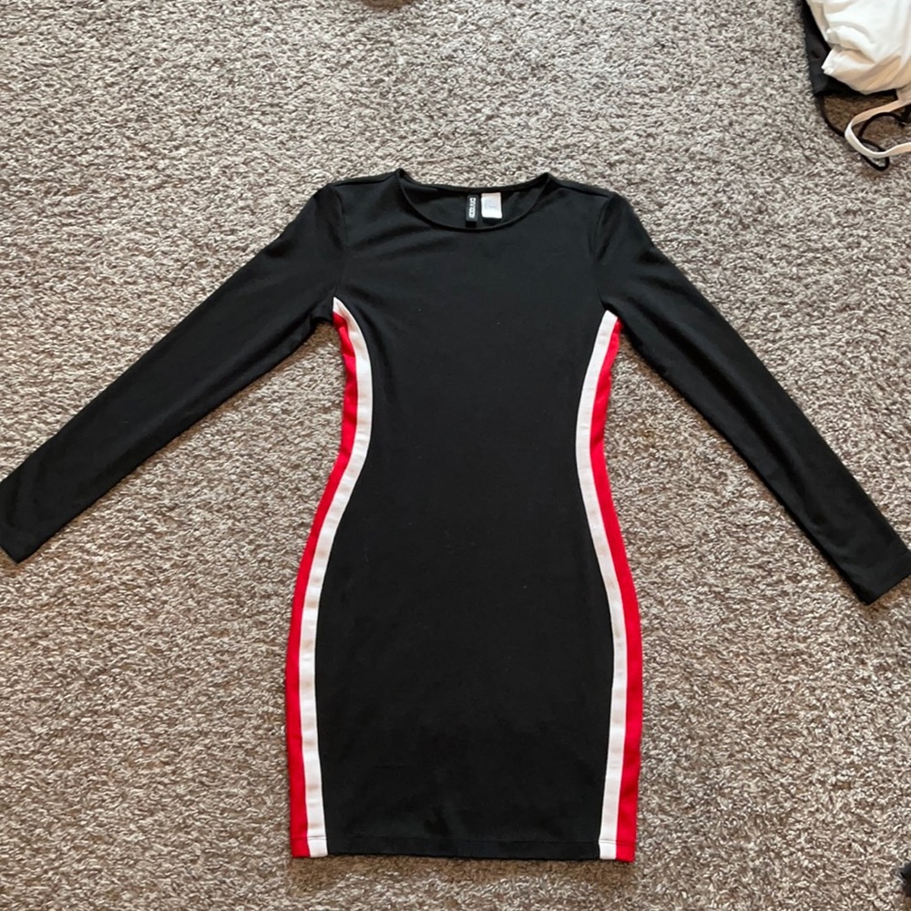 H and m dress, tight